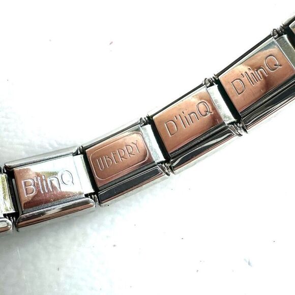D’LinQ stainless steel link bracelet - Picture 6 of 9